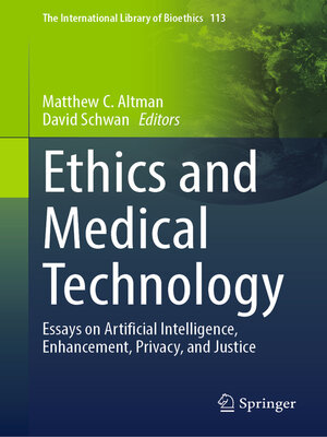 cover image of Ethics and Medical Technology